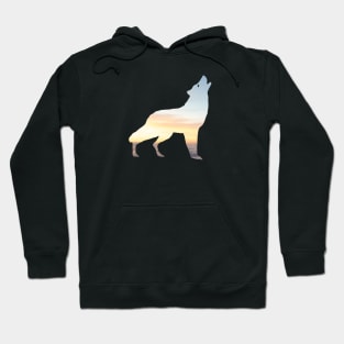 Howling Wolf Sky - Nature Design Hoodie